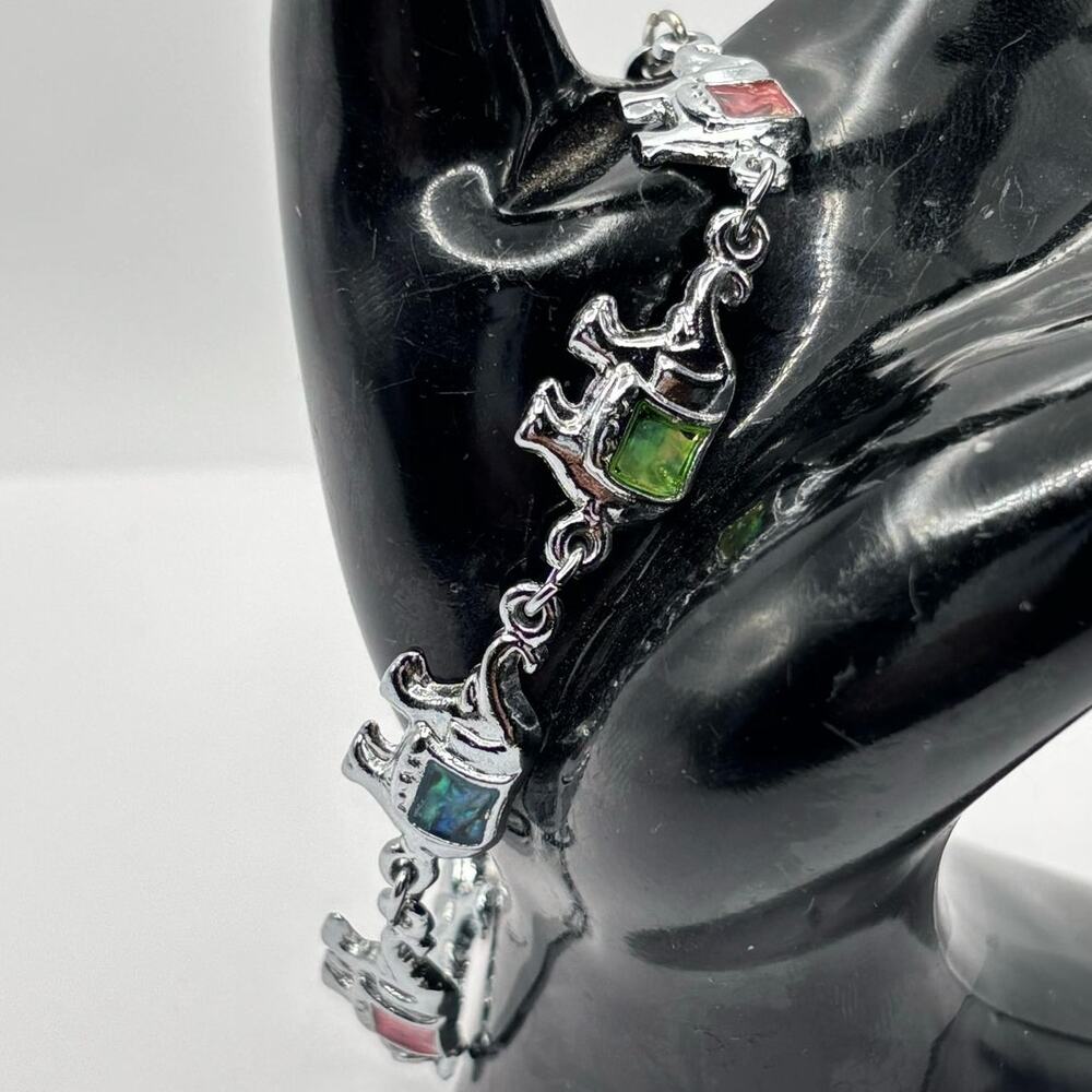 Silver Elephant Bracelet